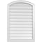 Ekena Millwork Arch Top Surface Mount PVC Gable Vent: Functional, w/ 2"W x 1-1/2"P Brickmould Frame, 24"W x 36"H GVPAR24X3602SF - alternate 1